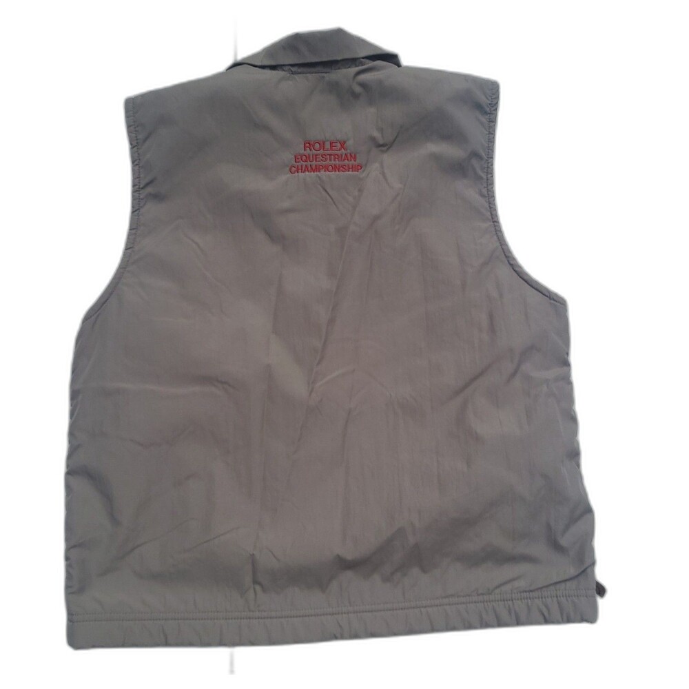 Vtg Rolex Equestrian Championship Puffer Vest Western Boink Made in USA - Picture 2 of 9